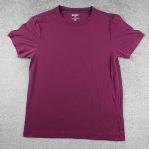 Rhone Shirt Mens M Maroon Red Solid Casual Basic Tee Crewneck Athleisure